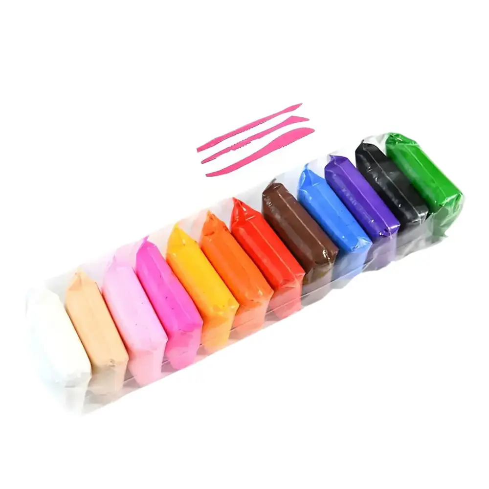 Arcilla de colores para moldear 12 unidades