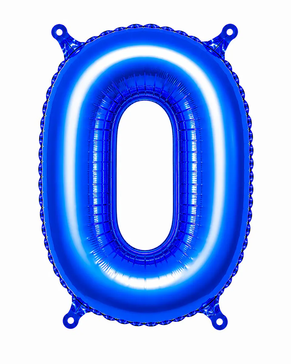 Números del 0-9 azul 1