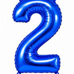 Números del 0-9 azul