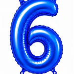 Números del 0-9 azul