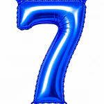 Números del 0-9 azul