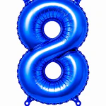 Números del 0-9 azul