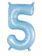 Números del 0-9 celeste pastel - Miniatura 6