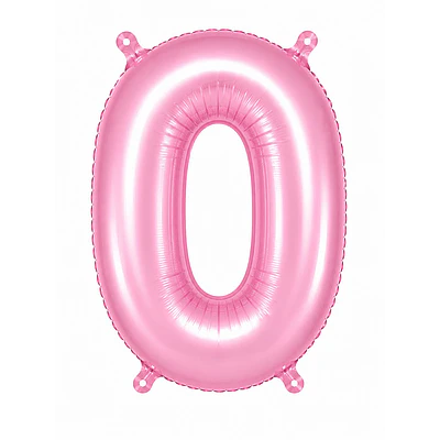 Números del 0-9 rosa pastel