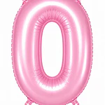Números del 0-9 rosa pastel