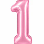 Números del 0-9 rosa pastel