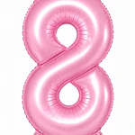 Números del 0-9 rosa pastel