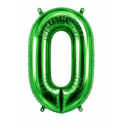 Números del 0-9 verde