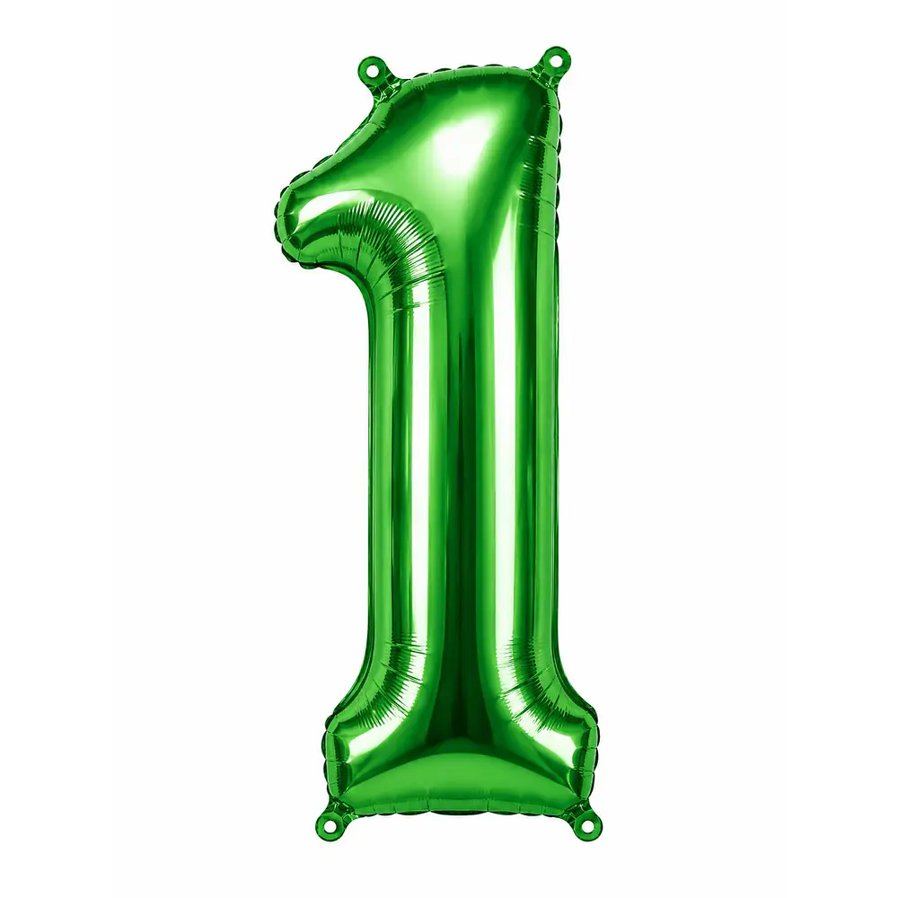 Números del 0-9 verde
