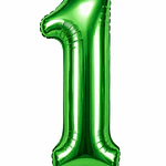 Números del 0-9 verde