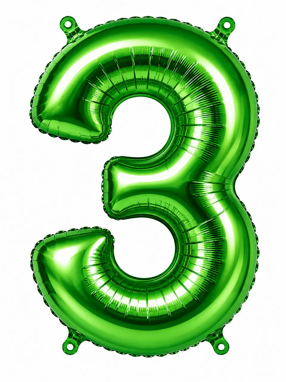 Números del 0-9 verde 4