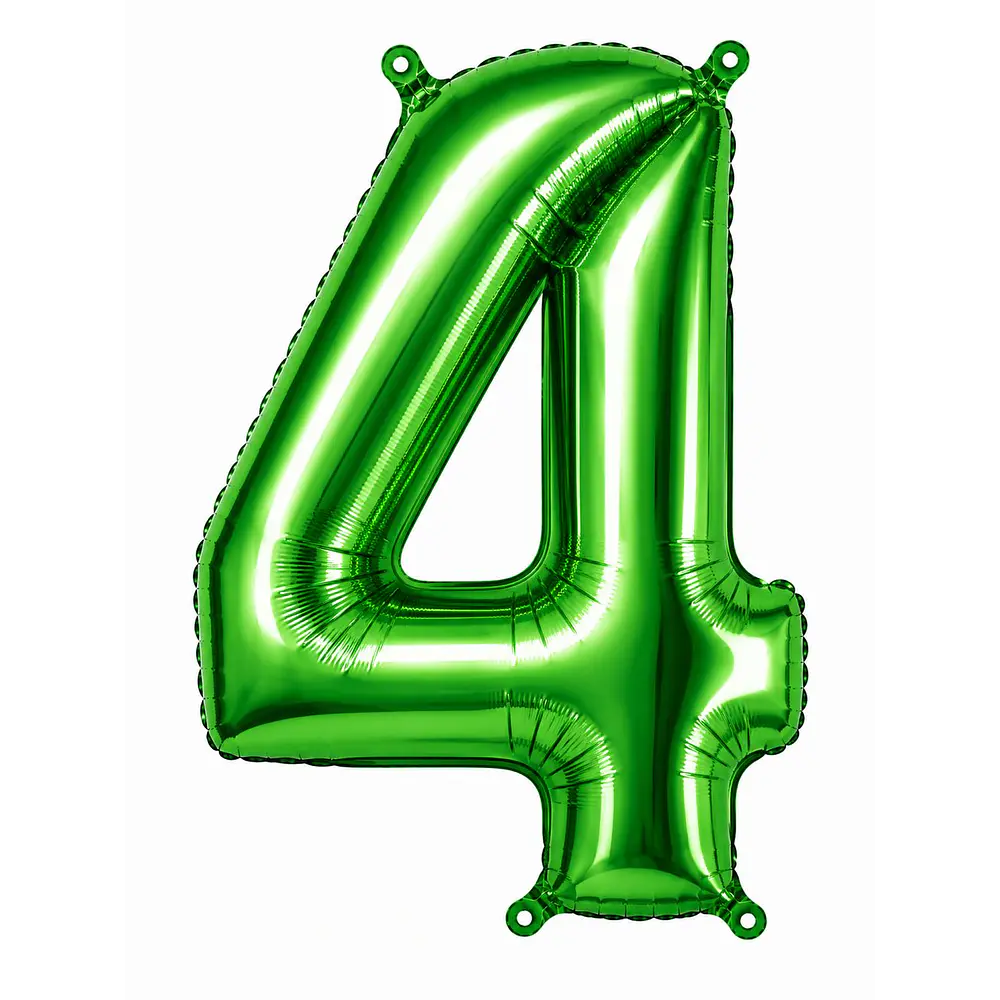 Números del 0-9 verde