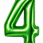 Números del 0-9 verde
