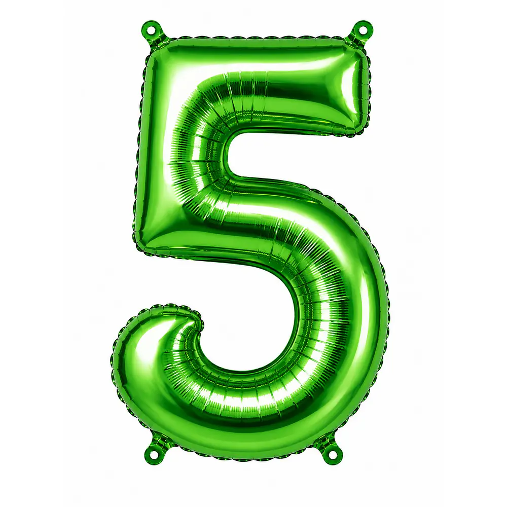 Números del 0-9 verde