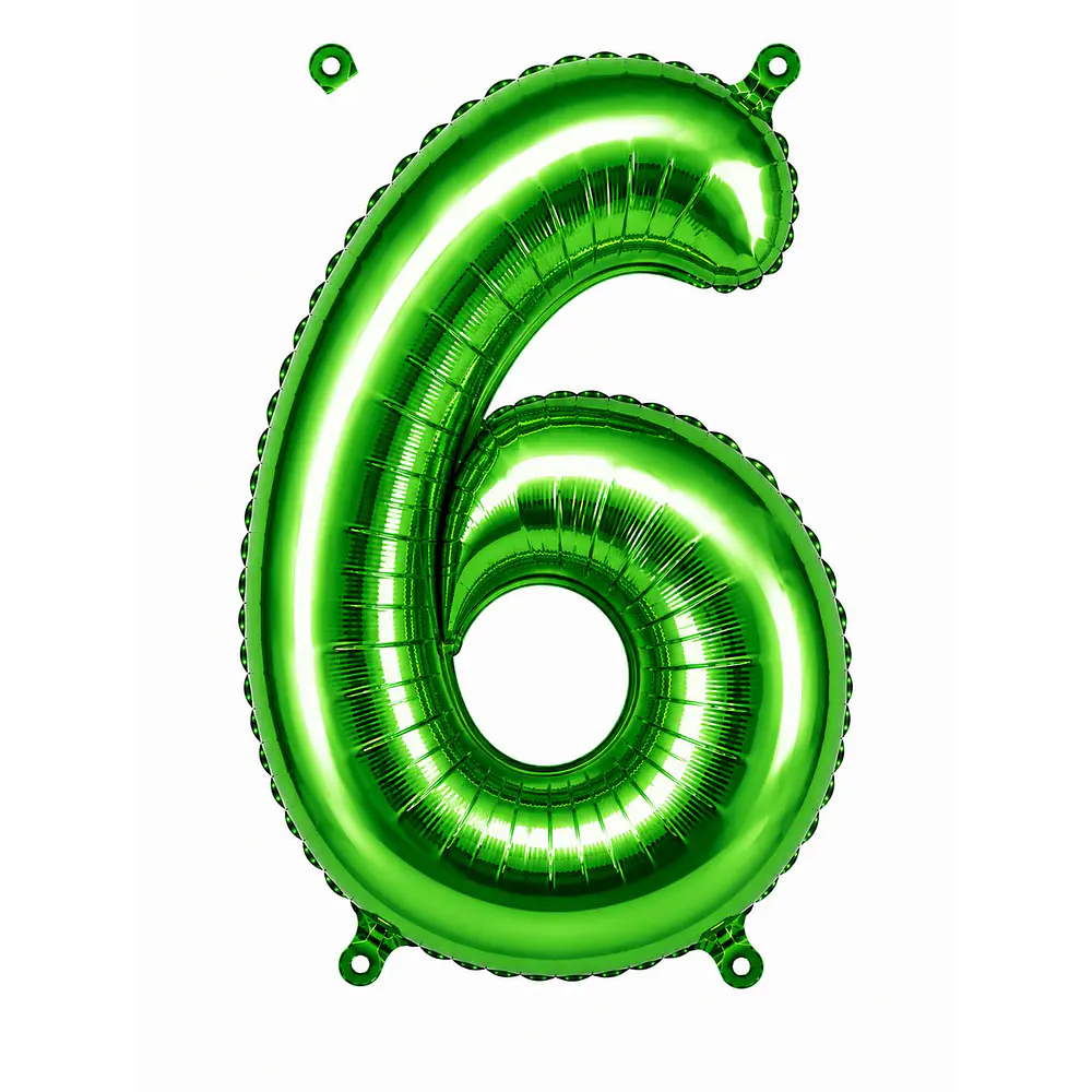 Números del 0-9 verde