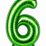 Números del 0-9 verde