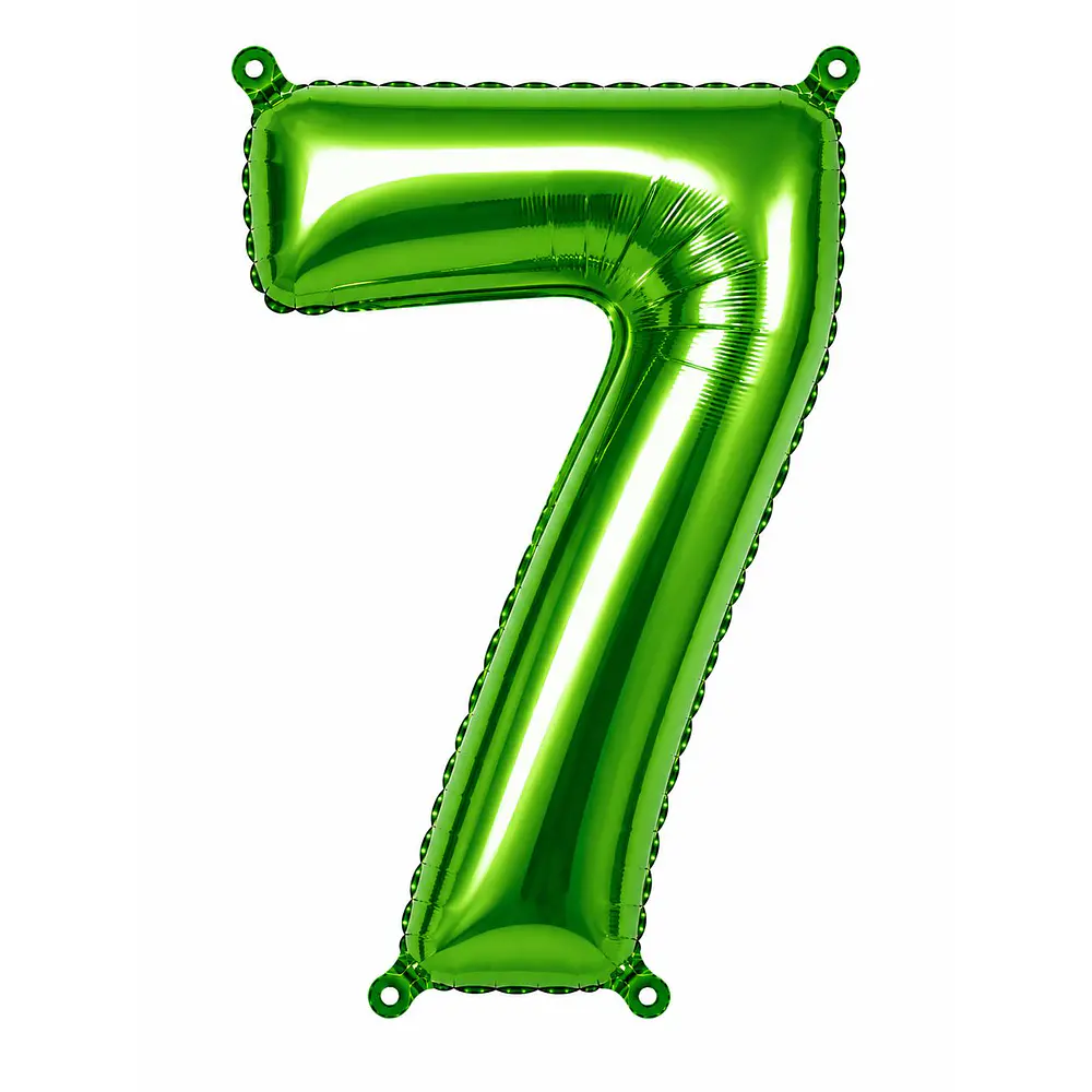 Números del 0-9 verde