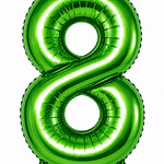 Números del 0-9 verde