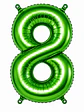 Números del 0-9 verde - Miniatura 9