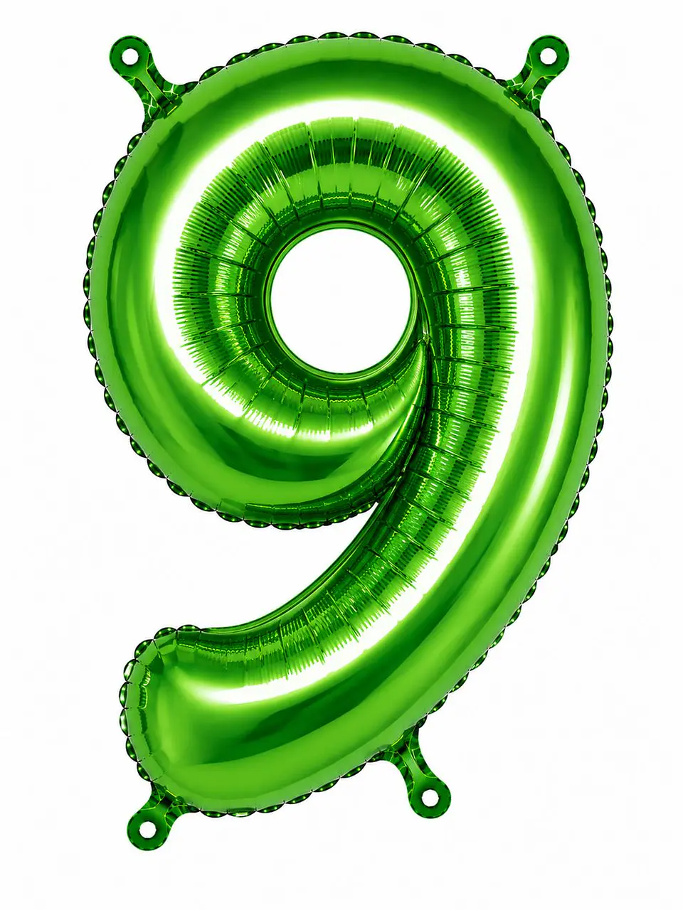 Números del 0-9 verde 10