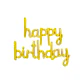 Globo metálico happy birthday - Miniatura 2