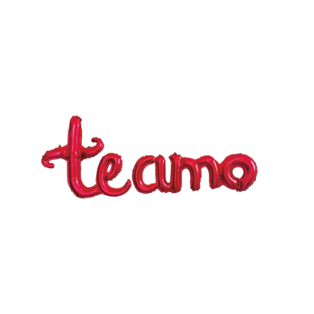 Globo metálico te amo 