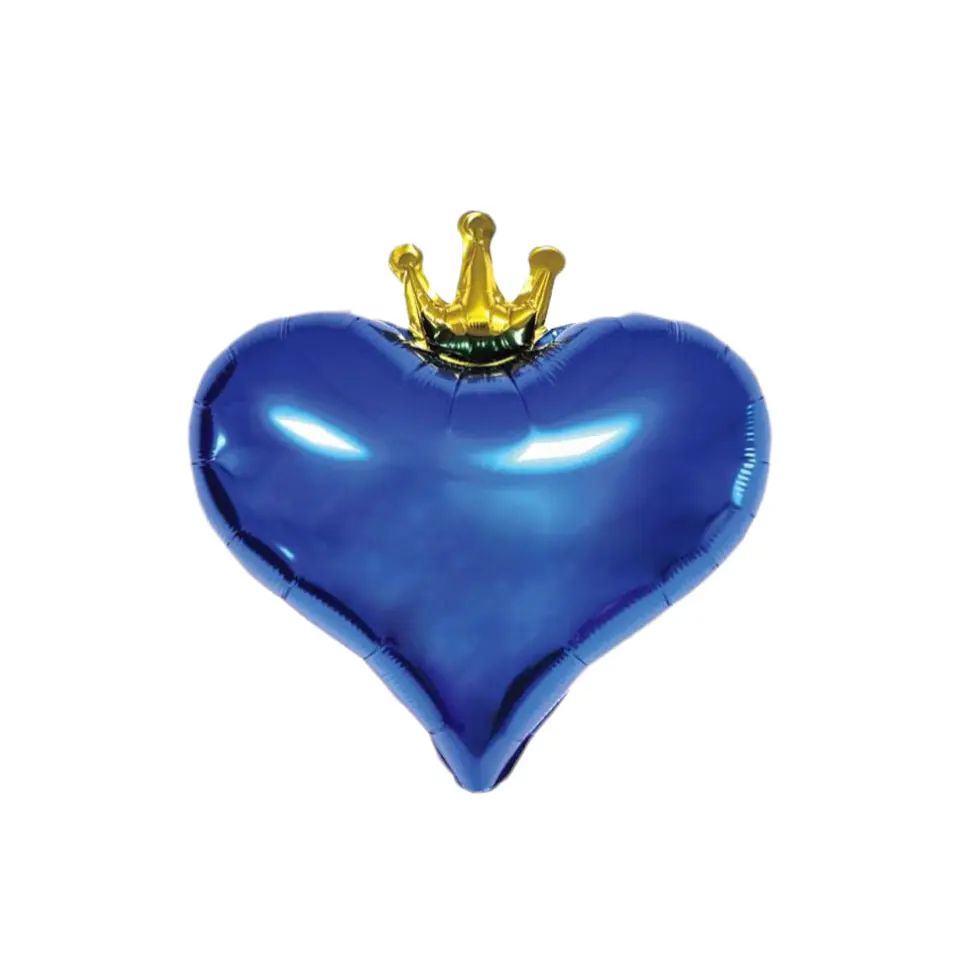 Globo metálico corazón novios 48 cm 8