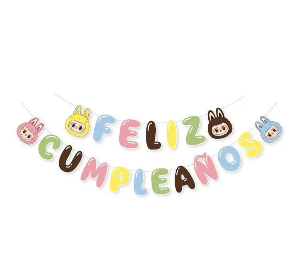 Guirnalda cumpleaños labubu 1