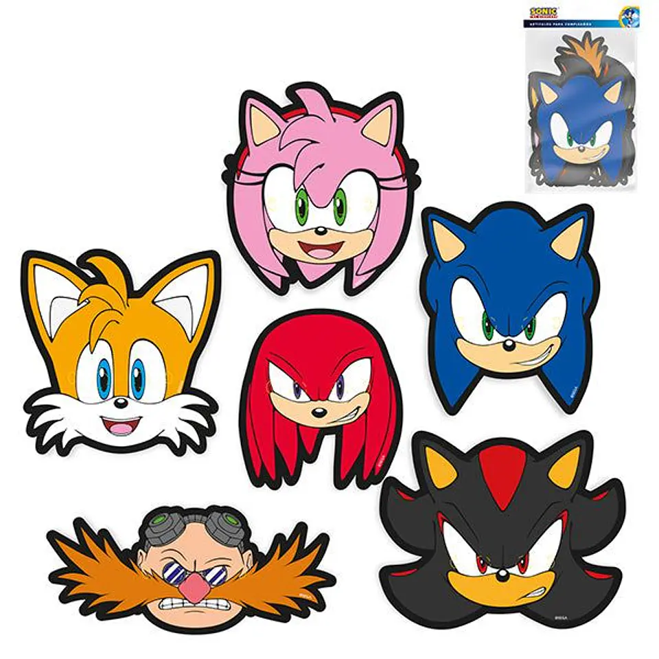 Mascara Sonic 6 unidades 1