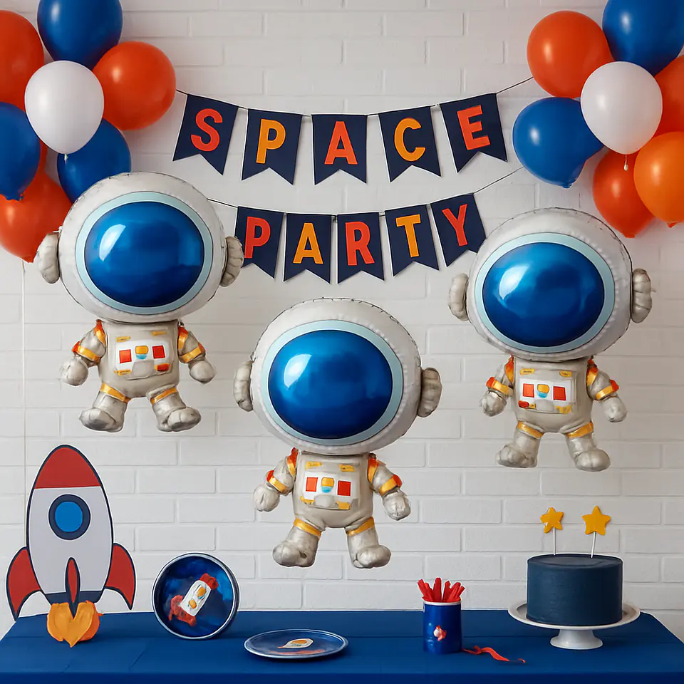 Globo astronauta 3 unidades 43 cm 2