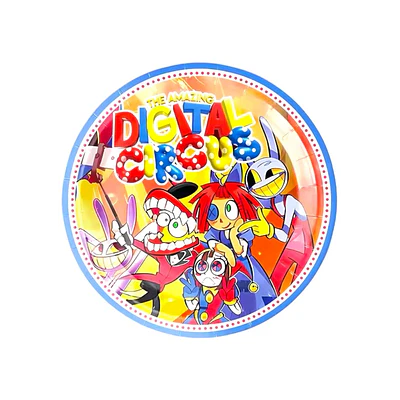 Platos digital circus 6 unidades