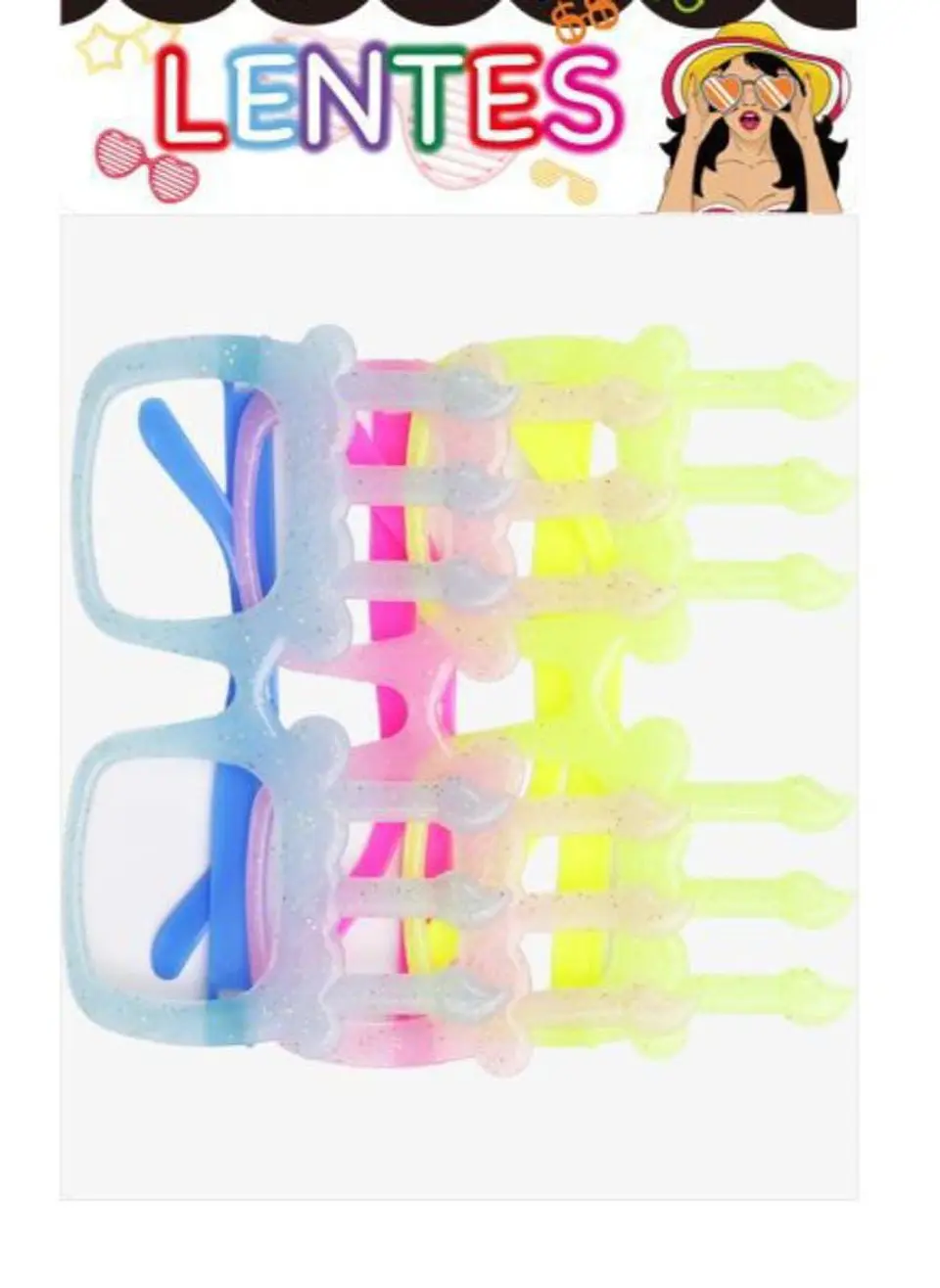 Lentes cotillón velas 2
