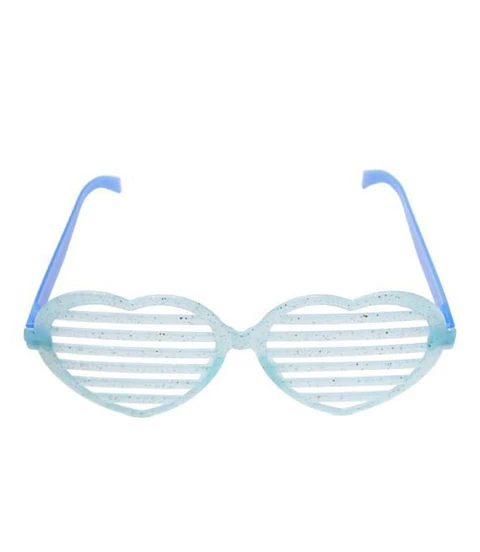 Lentes cotillón corazón raya