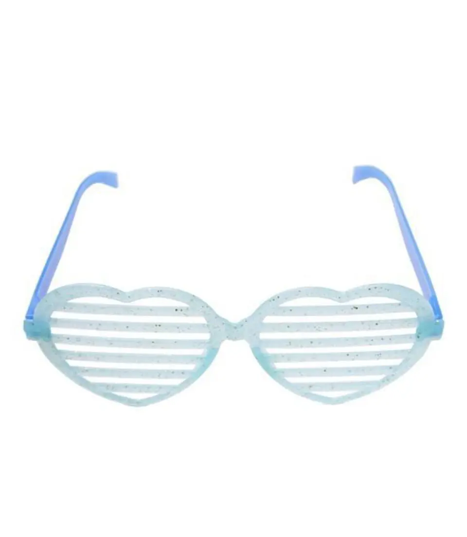 Lentes cotillón corazón raya 1