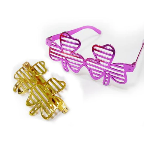 Lentes metalizados trébol