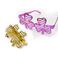 Lentes metalizados trébol - Miniatura 1