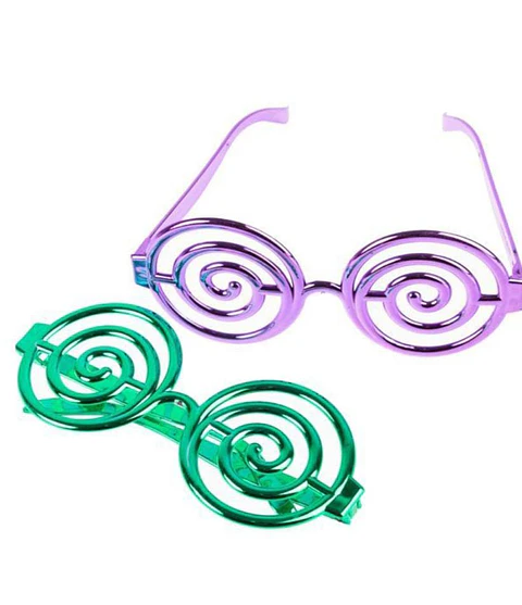 Lentes metalizados circular