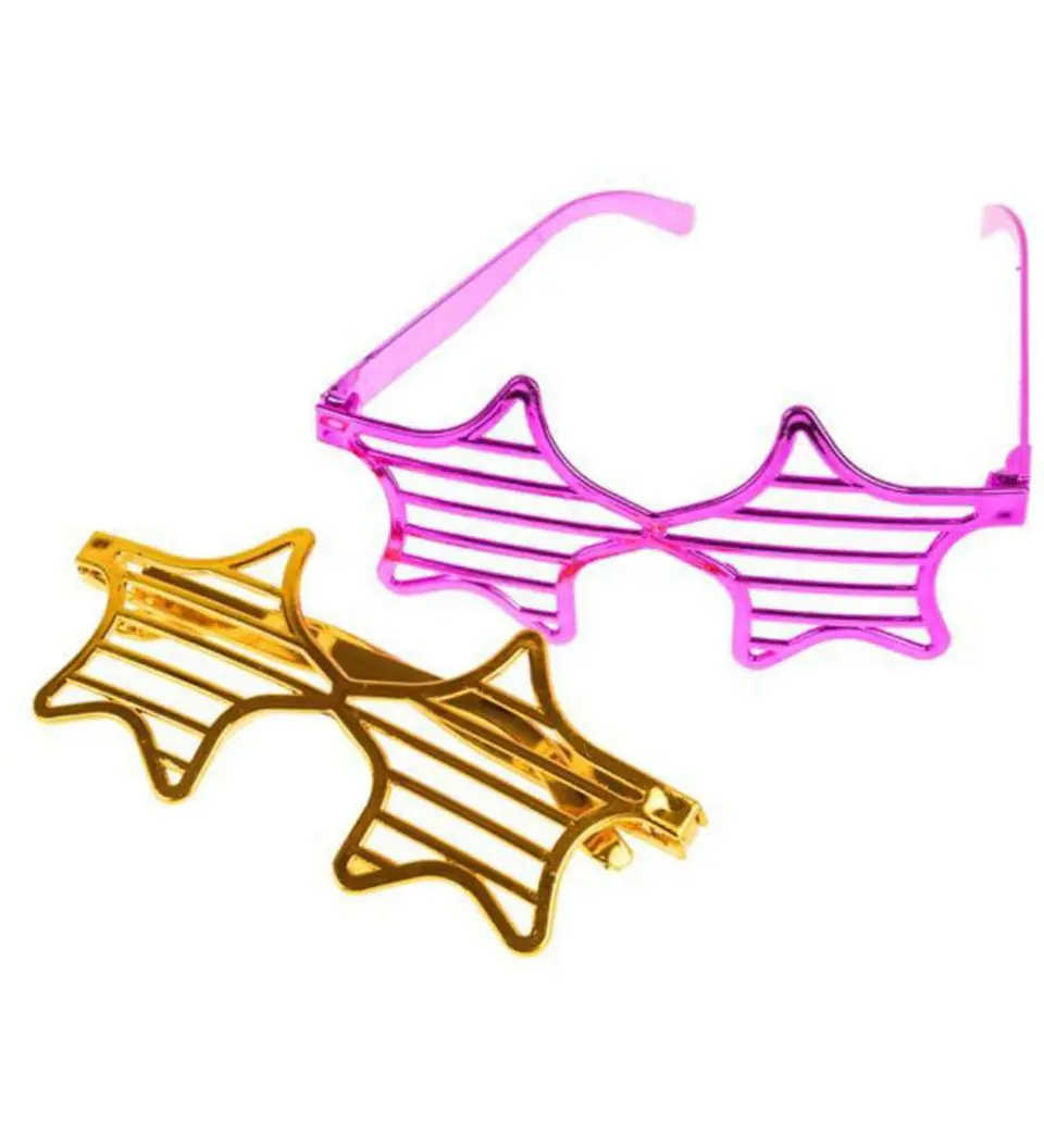 Lentes metalizados estrella 1
