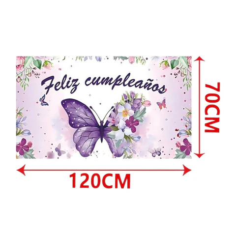 Fondo de tela mariposa 70 x 120 cm