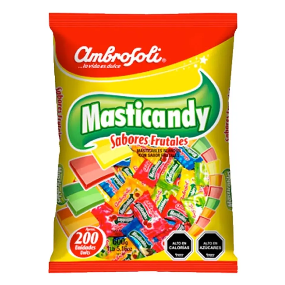 Masticandy frutales 200 unidades 1