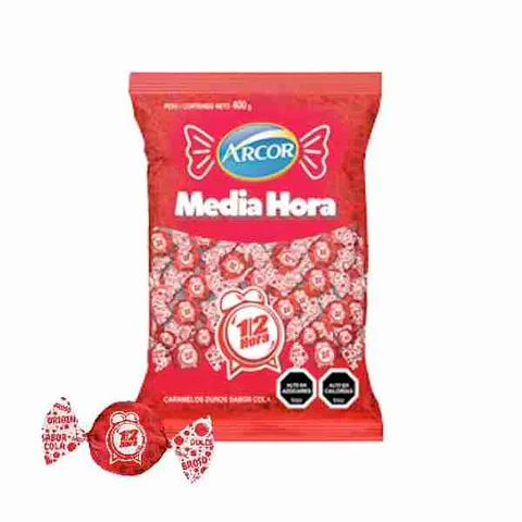 Caramelos Media Hora bolsa 100 unidades