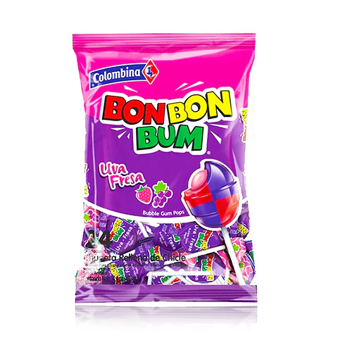 Bon Bon Bum uva, fresa 24 unidades