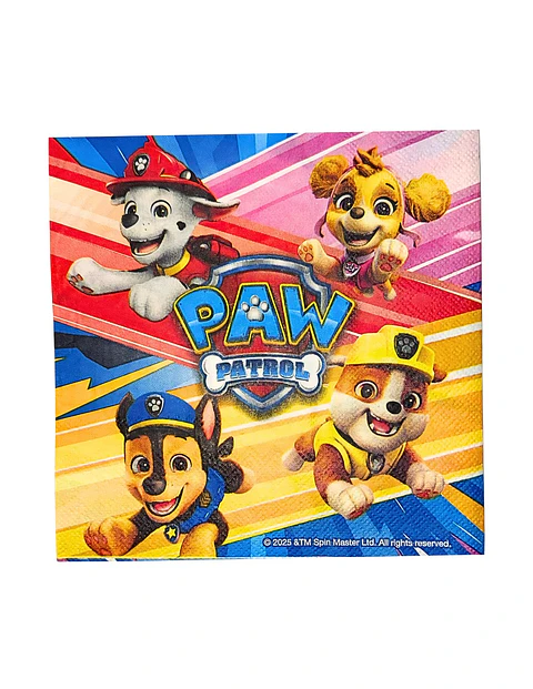 Servilletas De Paw Patrol 10 Unidades 