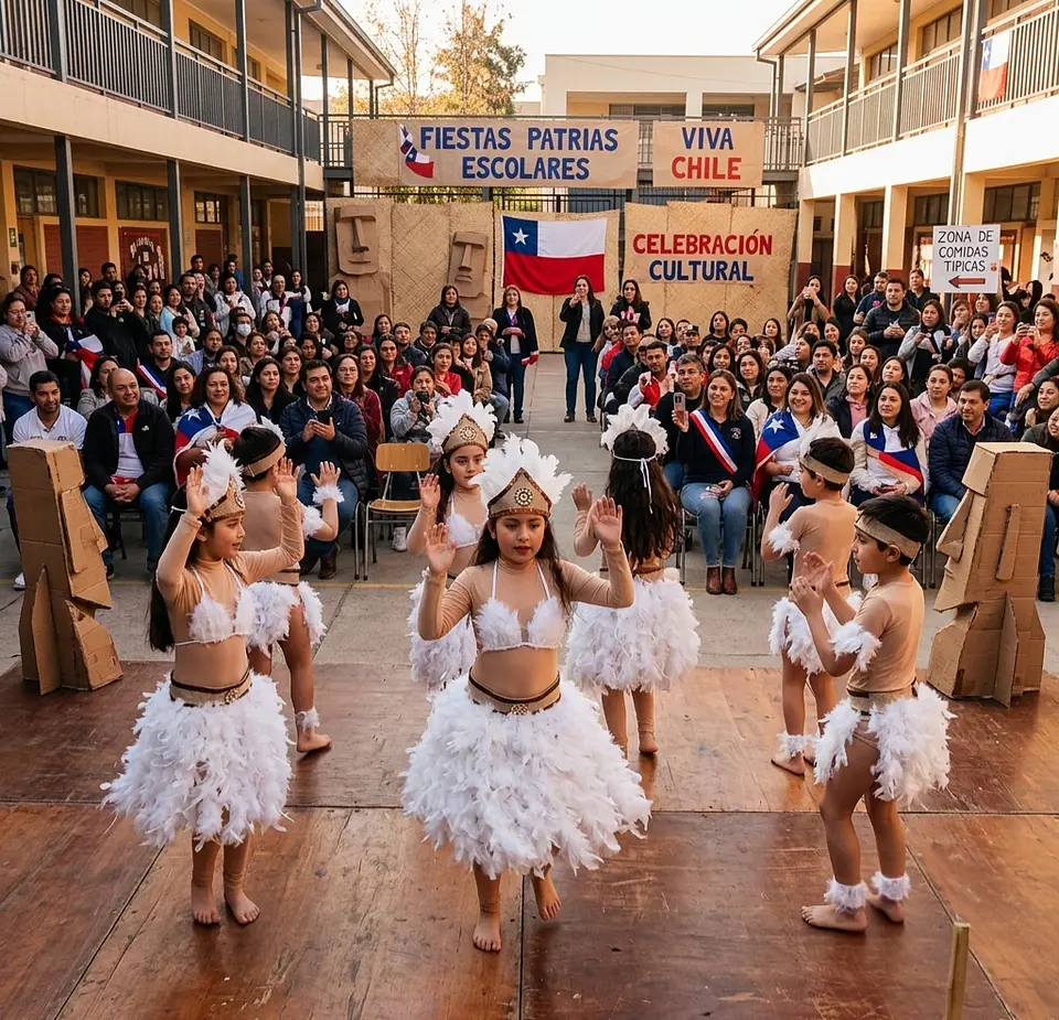 Traje pascuense infantil femenino  3