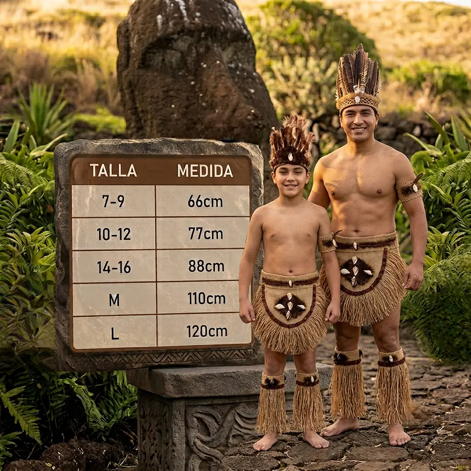 Traje pascuense infantil masculino  3