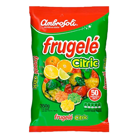 Gomitas Frugelé citric  50 unidades