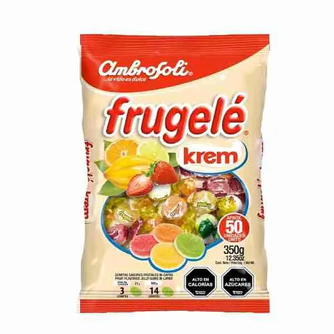 Gomitas Frugelé Krem 50 unidades