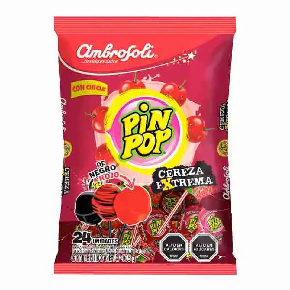 Coyac  Pin Pop Cereza Extrema 24 unidades 1