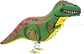 Globo metálico dinosaurio caminante 85 cm - Miniatura 1