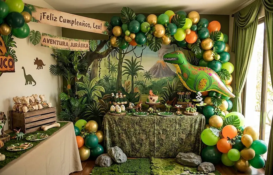 Globo metálico dinosaurio caminante 85 cm 2
